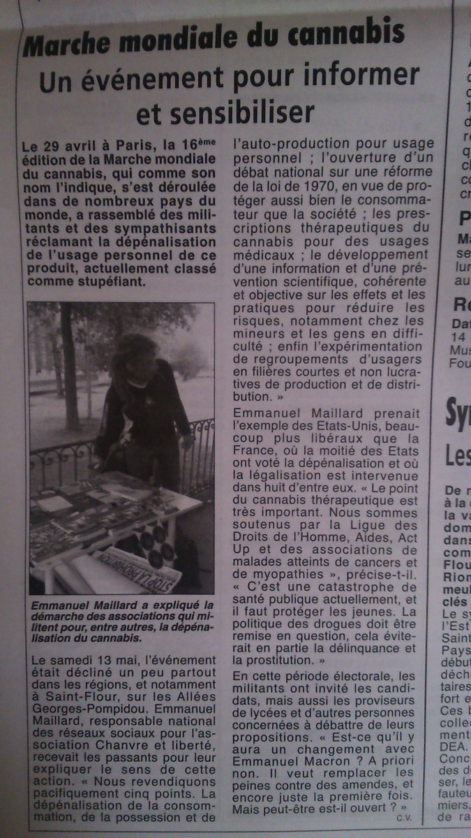 JOMAN3's tweet photo. Bon article de presse locale, bon lancement campagne @PartiPirate pour #legislatives2017 :)
#MMC2017 #cannabis #chanvre #LEG2017 #circo1502 https://t.co/xfMYM4cHC6