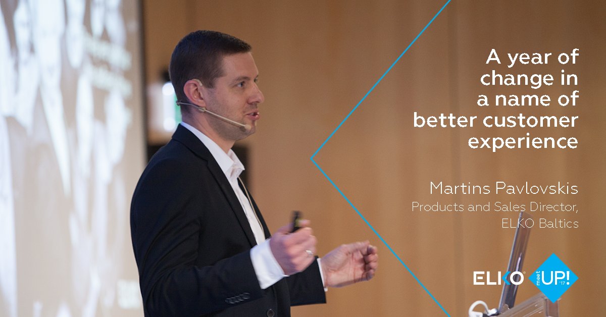 ELKO_Group's tweet image. The ELKO meetUP 2017 – a technology conference in Riga, Latvia brings together Baltic’s retailers and leading manufacturers. #elkomeetup