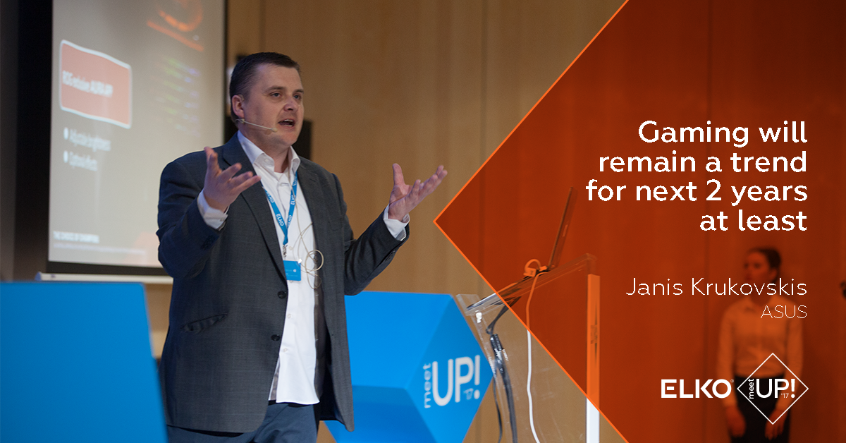 ELKO_Group's tweet image. How to sell gaming? by ASUS at the gaming &amp;amp; entertainment panel #elkomeetup