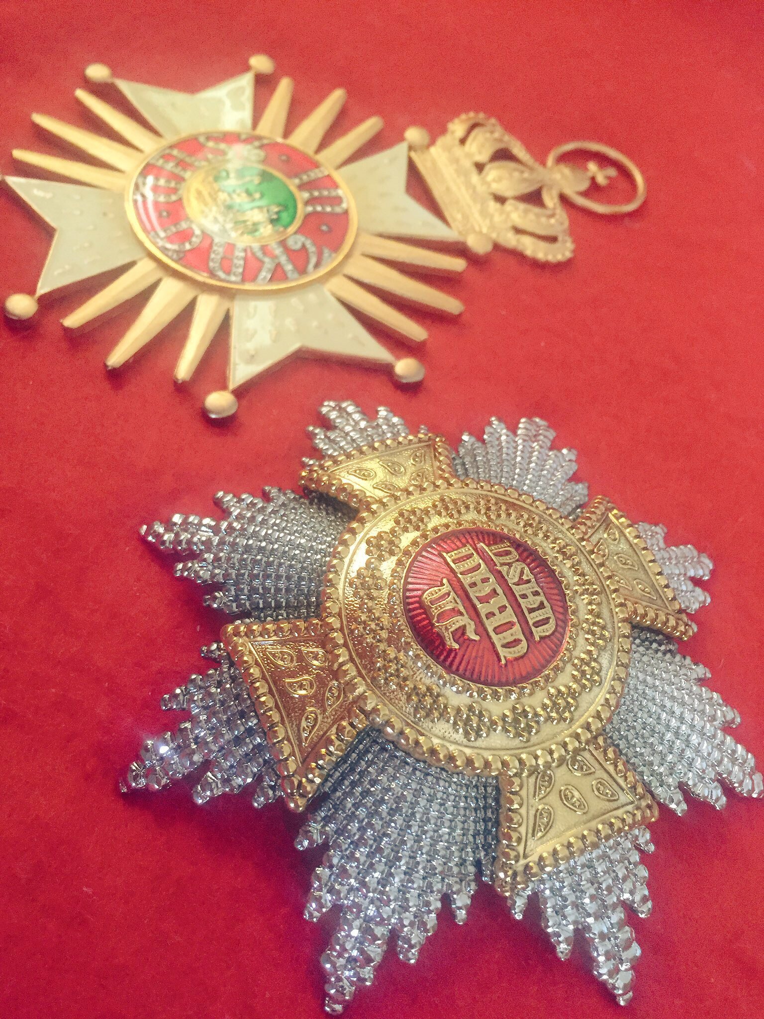 Ｗ帝政ドイツ軍/バイエルン王国＊プロイセ&バイエルンブローチ（実物） W帝政ドイツ軍/バイエルン王国＊プロイセ&バイエルンブローチ