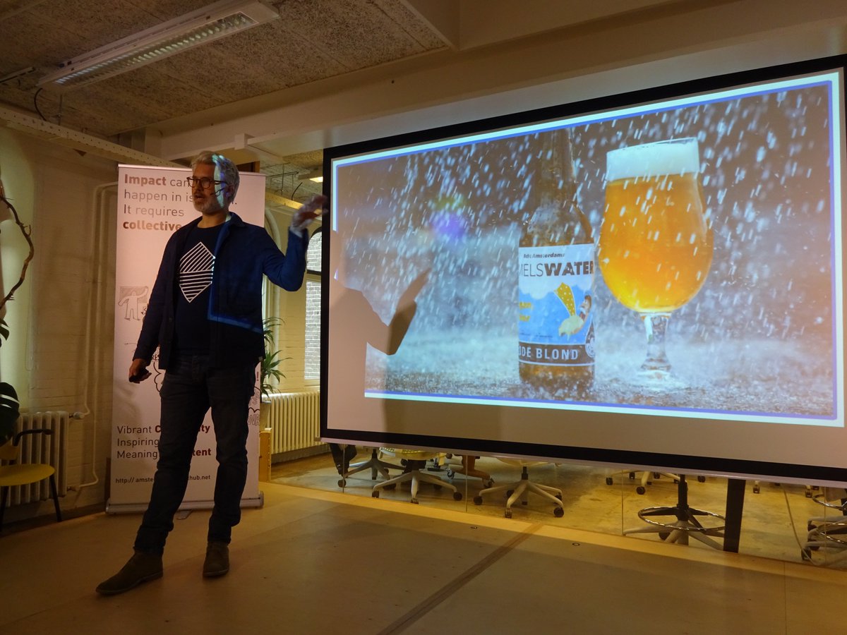 4th up at our <a href="/Invest_Ready/">Investment Ready</a> Demo Day is @Hemelswaterbier who make beer out of #rainwater in collaboration with #SocEnt &amp; brewery <a href="/deprael/">Brouwerij de Prael</a>