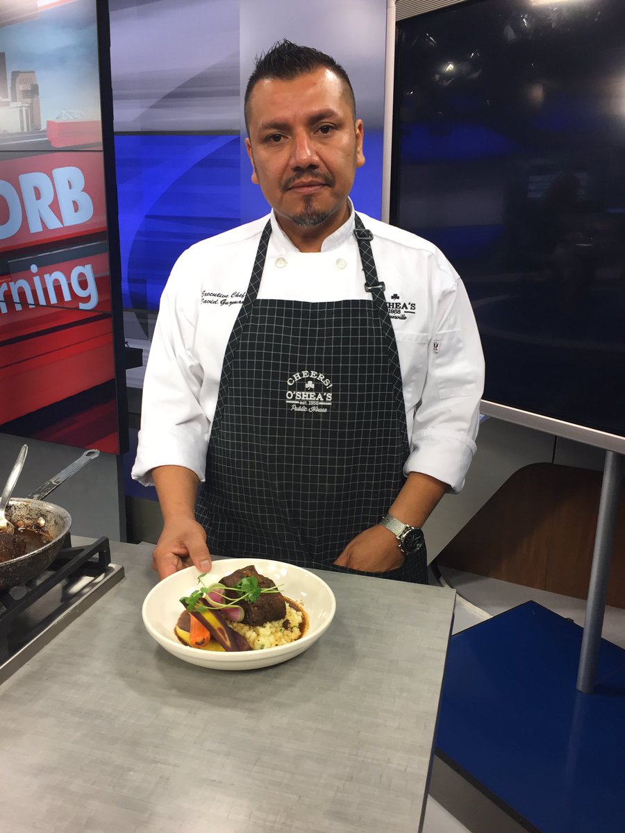 LouisvilleMSA's tweet photo. So so yummy. Thanks @OSheas502 &amp; Chef Guzman. Who's inventing scratch and sniff TV? Get yours in person at #atasteofmainstreet tonight. https://t.co/4JKwZOxiex