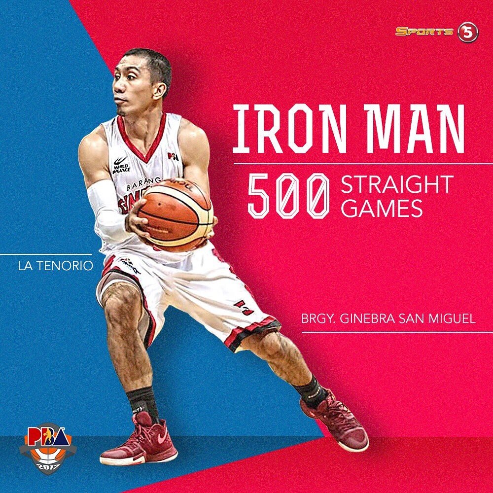 LATenorio10's tweet photo. Grabe ka LA Tenorio 💪 sana tuloy tuloy nayan hanggang matapos ang career mo "The IronMan 😊😊 #GINEBRABackInAction #NSD #Tenorio https://t.co/m4K7nxaZgn