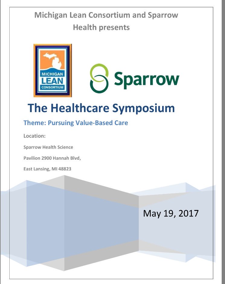 bryanobuckley's tweet photo. So honored to be speaking as the keynote at the MI Lean Consortium Healthcare Symposium #ptsafety #micarematters #mhakeystone https://t.co/kP3bWkEPYh