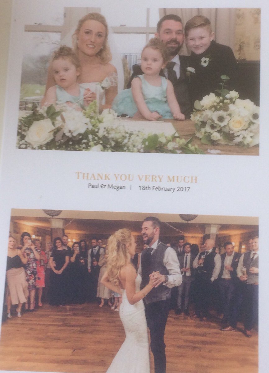We love getting pictures and cards off our brides, thank you Megan you look amazing xx