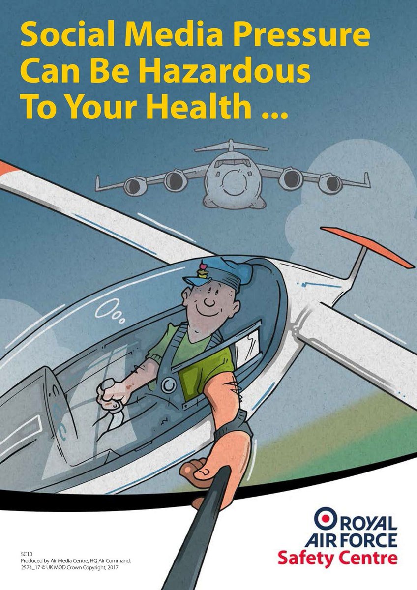 RAFFireService's tweet photo. Let's avoid a call out from the emergency services by avoiding social media activity whilst your airside! #999 https://t.co/yze8sEowbY