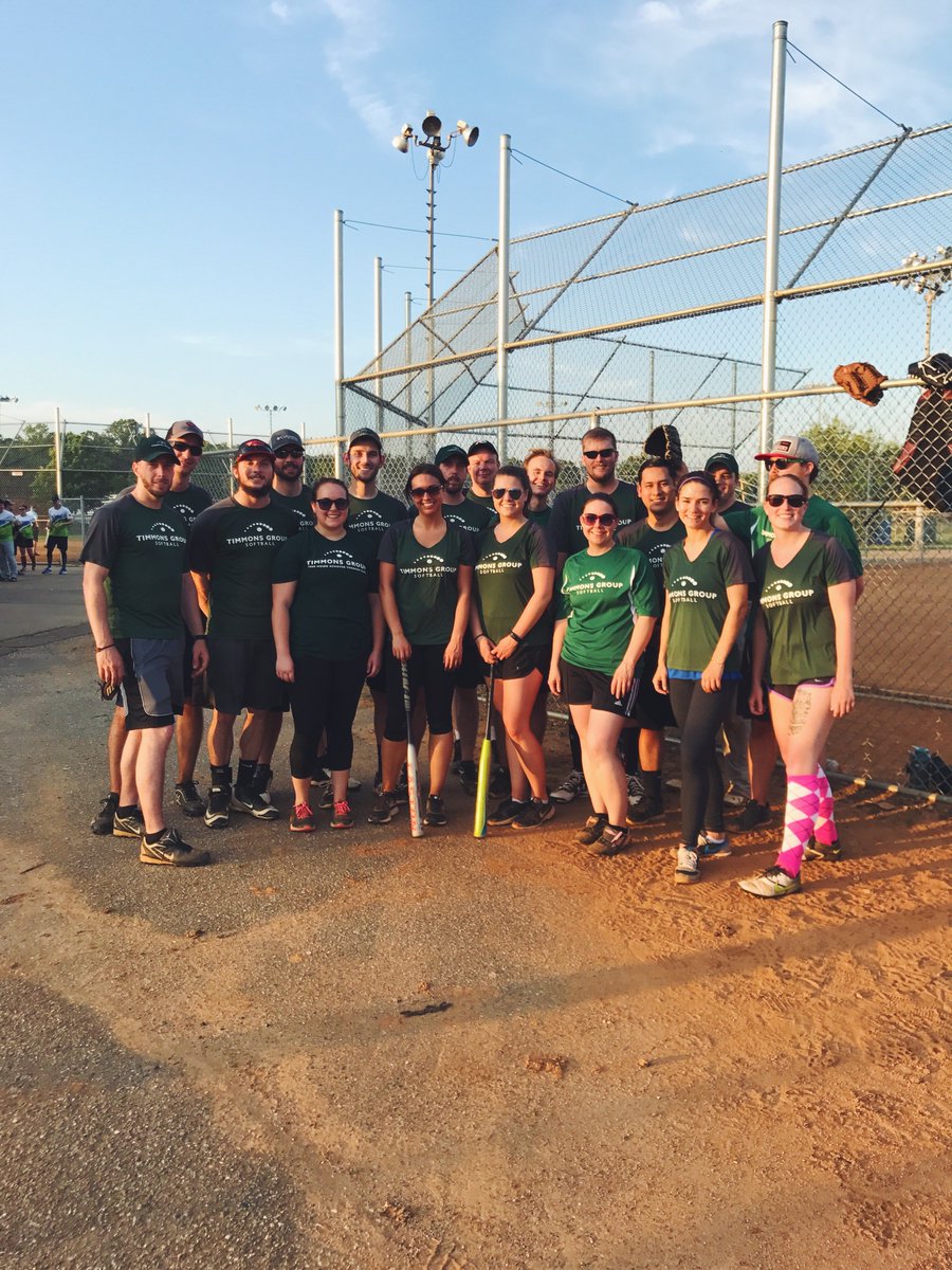 timmonsgroup's tweet photo. The #TG Softball season has begun! Thanks to all who came out last night to support our team! #GameFaces https://t.co/jjjzNk7CqS