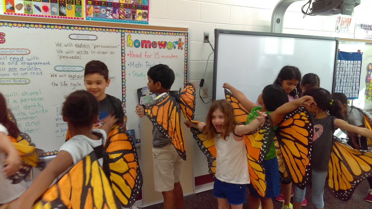 2ND graders learning about Monarch Butterflies.<a href="/Madison/">Madison</a> trust16