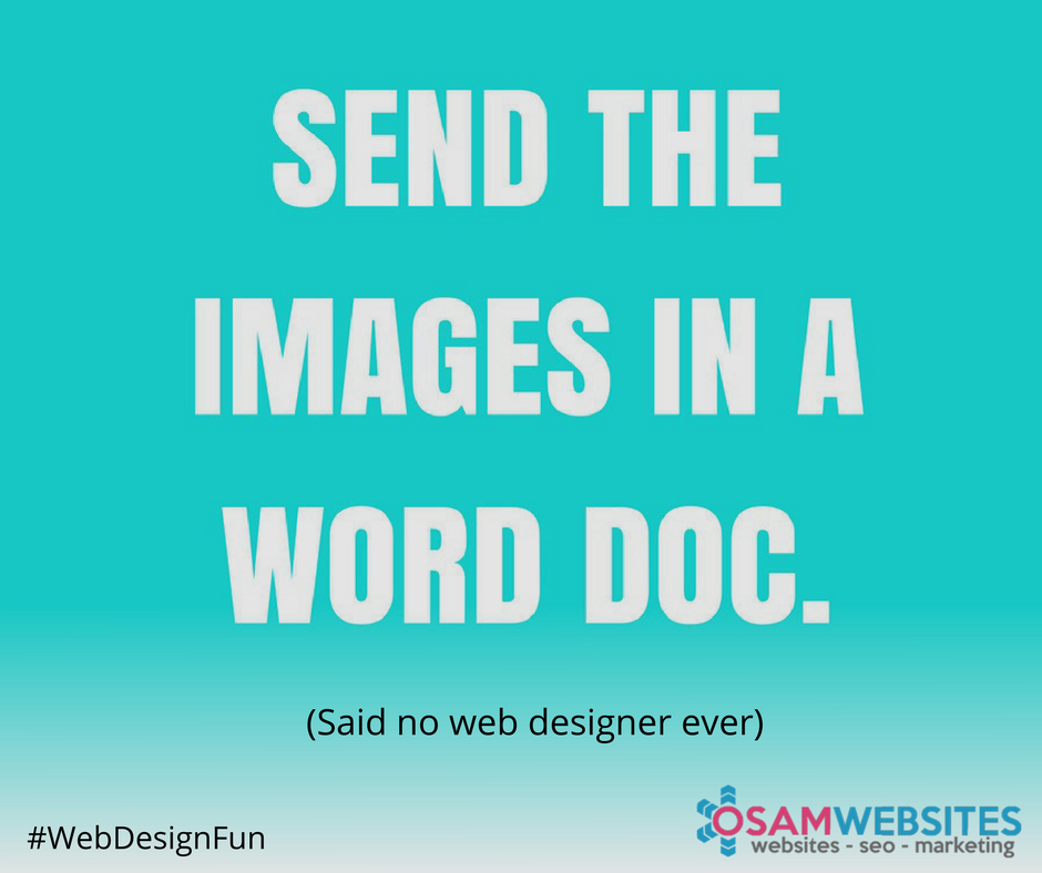 OsamWebsites's tweet image. Something on a lighter note for Friday...some web designer fun.
#GeekFun #WebDesignFun