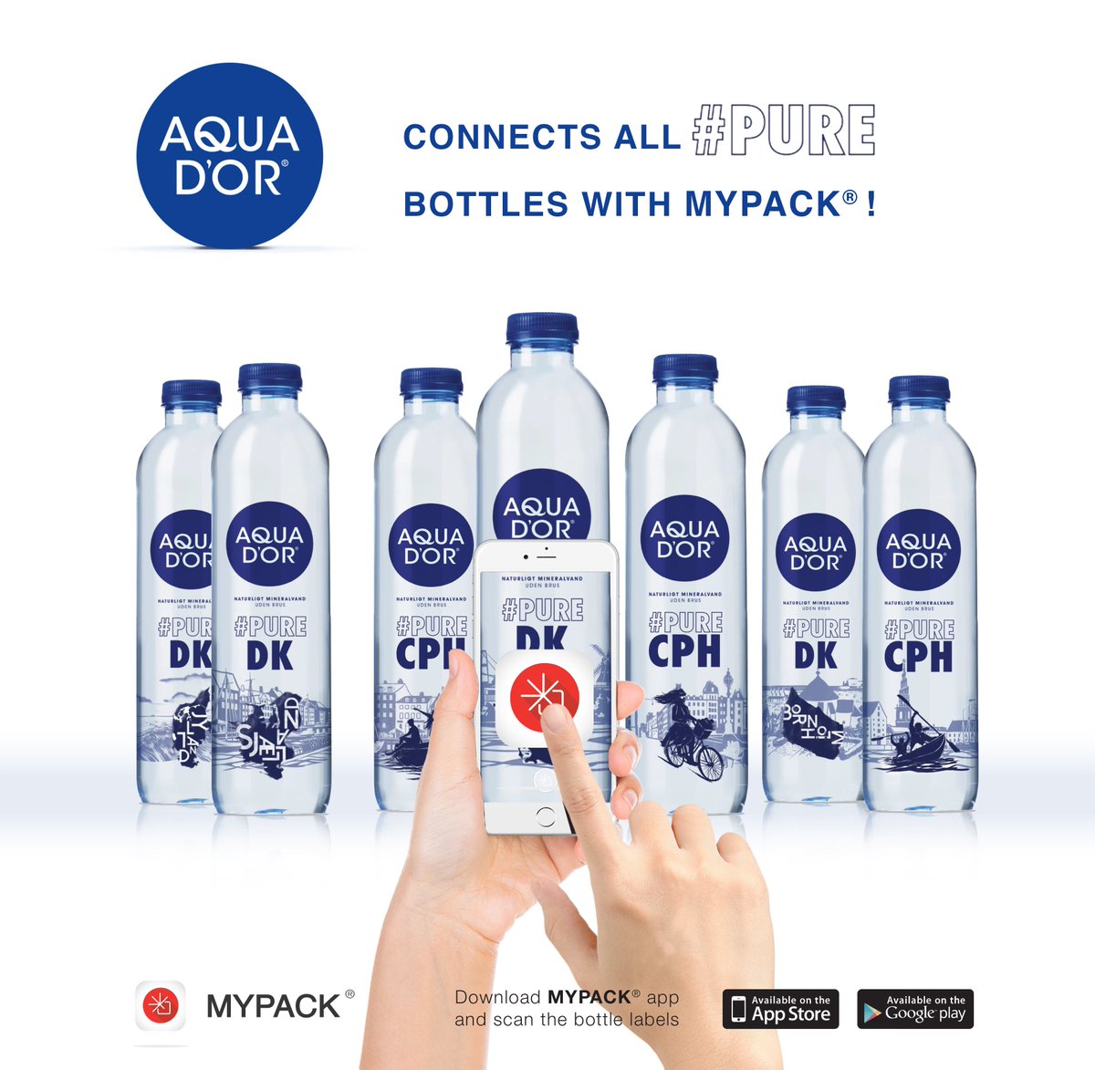 MYPACKCONNECT's tweet photo. Discover #Pure AQUA D'OR #wincompetition on #packscanner MYPACK app! https://t.co/HAclx39g73 Collect the 7 desings & #win a #smartbox for 2! https://t.co/TZodWOCeOO