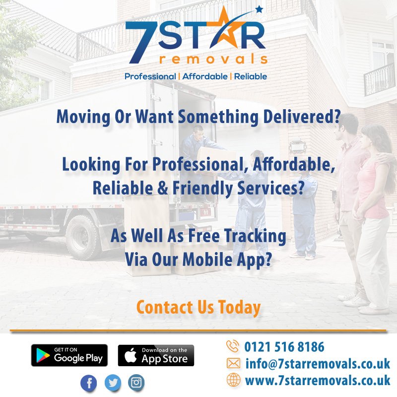 7StarRemovals's tweet photo. See Our New Mobile App... Happy Moving!
#MobileApp #FreeTracking #MovingHome #MovingOffice #SameDayRemoval #CourierServices #DeliveryService https://t.co/jM7f2cnTDh