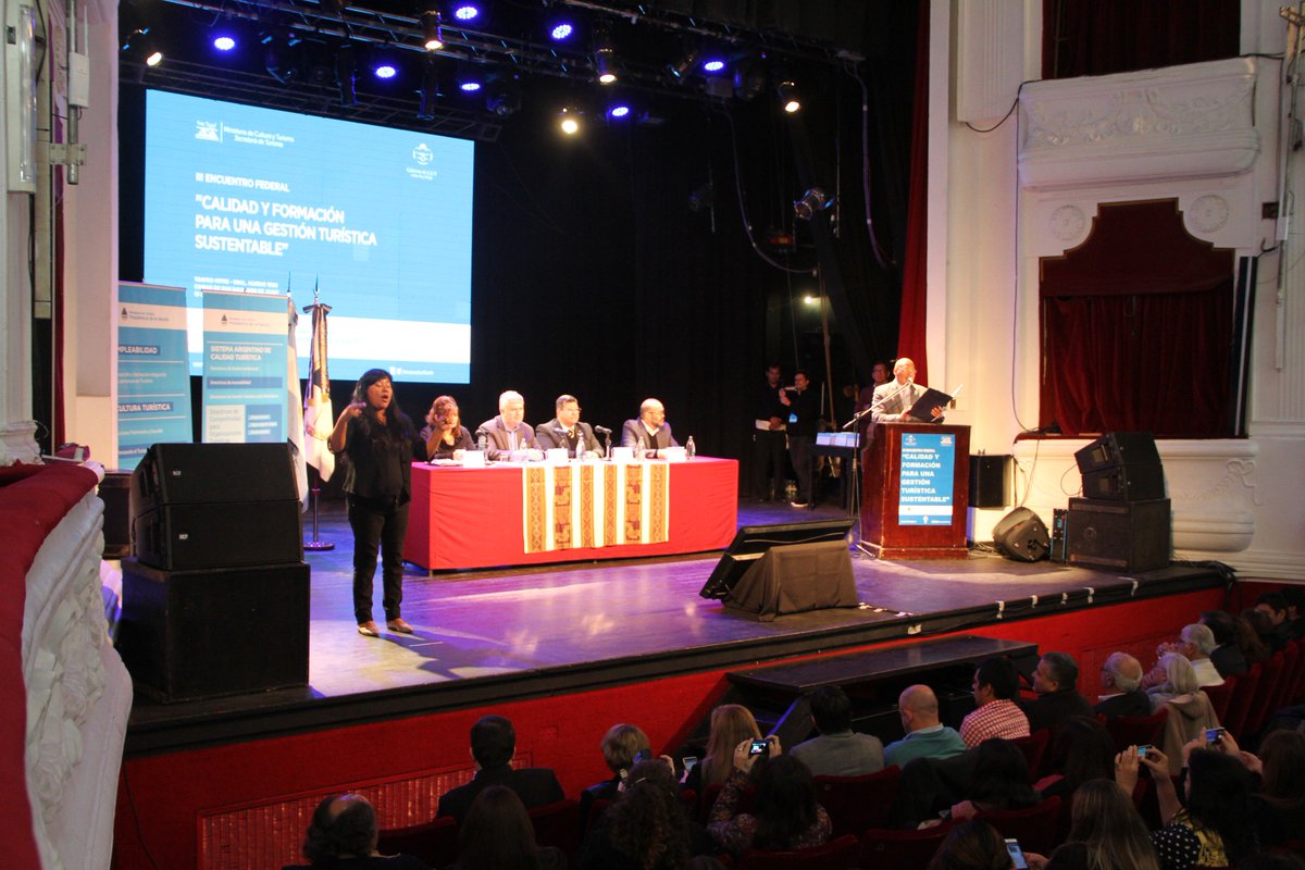InnovacionTurAr's tweet photo. Organizado por @MinTurismoAR y @SecturJujuy: más de 300 personas reunidas en el Encuentro Federal de Calidad y Formación https://t.co/fNMvOhZFua