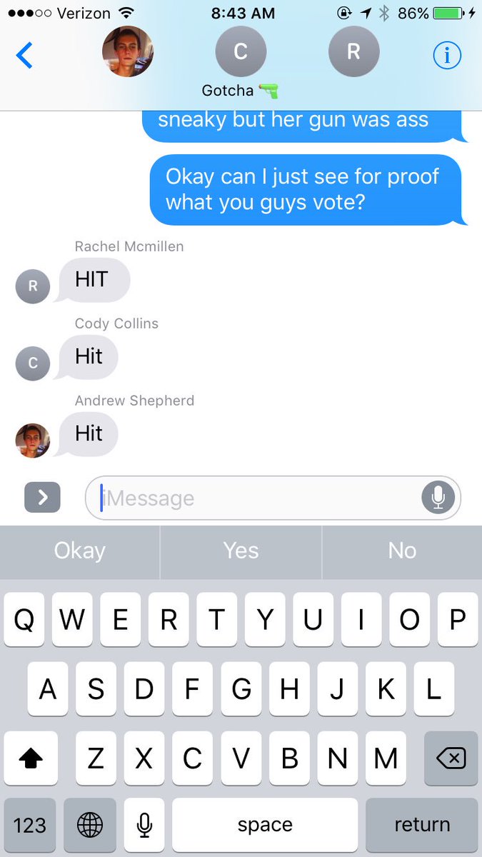 TVHSGotcha2017's tweet photo. After points presented to the committee by both sides the committee voted 3 votes to 1 that 'The Wet Willies' got a hit on 'Super Squirters' https://t.co/HYcHIZZOLd