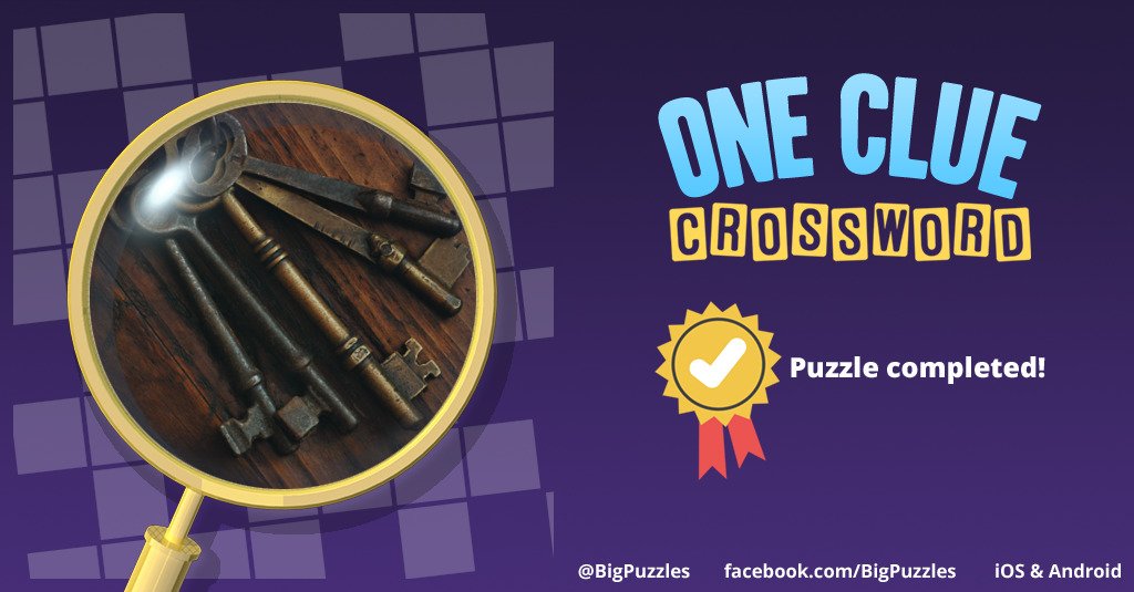 Brandijean18's tweet photo. I completed a puzzle in One Clue Crossword. Play now for free!
https://t.co/3ukedxX1o4 #OneClueCrossword https://t.co/F5kd17jCXe