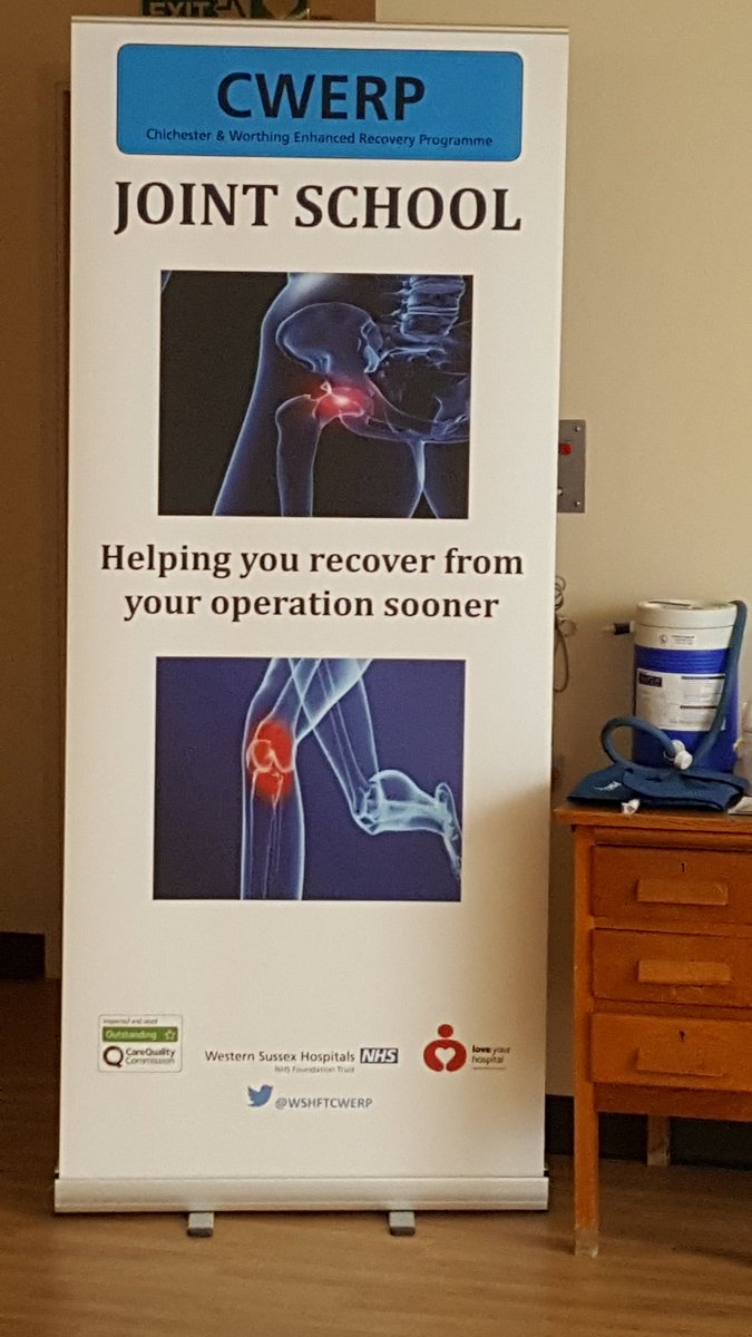 UHSUSSEXCWERP's tweet photo. New look Joint School with @WSHFTCWERP 
Patient education 
Face to face contact with the team
Helping you recover from your operation sooner https://t.co/8MwbKHJl1d