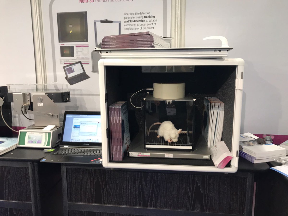 PanlabHarvard's tweet photo. Save money with the combined #Startle #Fearconditioning box! In demo in #NeuroFrance2017 #Bioseb booth https://t.co/LpEQ6LrA3m