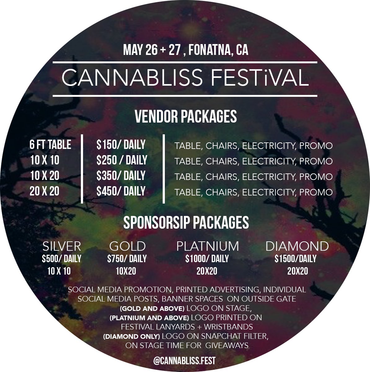 TRUSTENTGROUP's tweet photo. @cannabliss.fest #cannablissfestival #vendorpackages #sponsorshippackages #may26th #may27th #fontanaca #9096310548 https://t.co/9gelOssABb