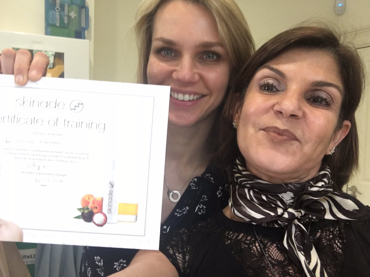 Nice meeting Dr Louise <a href="/Riverbanks/">Riverbanks Wellness</a> now trained on <a href="/Skinade/">skinade</a> complimenting #PRP and all treatments #BetterSkinFromWithin