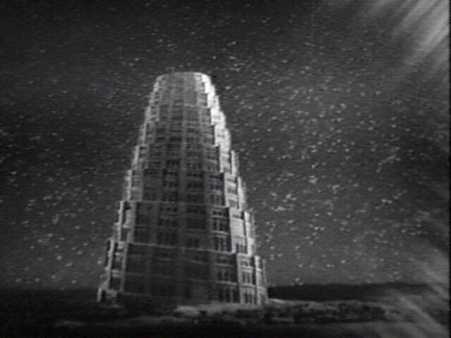 Was a flashback in "Metropolis" showing how the ancient Elites built the Tower of Babel. Important: This was *celebrated* in the film. 2/