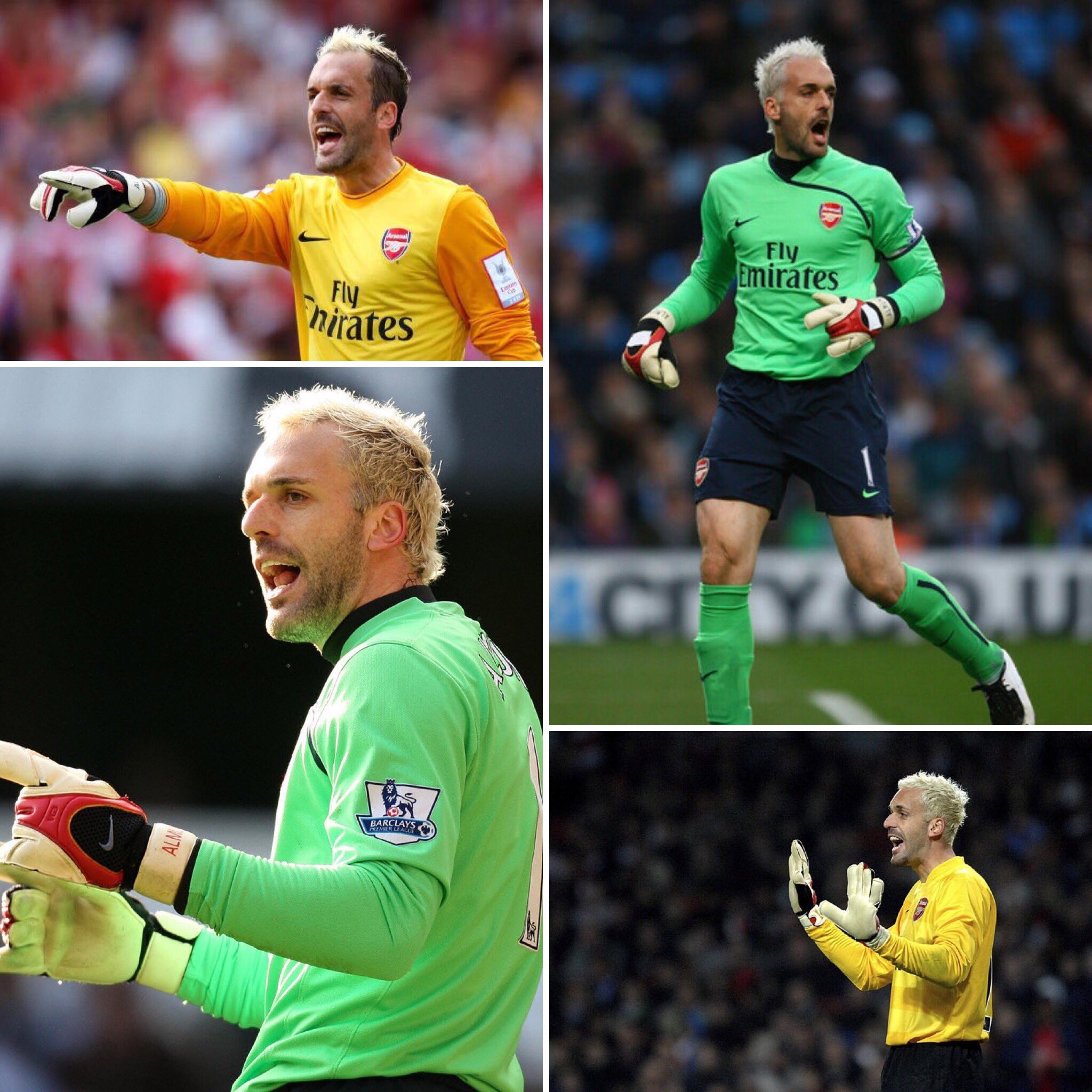 40 years old 175 appearances   70 clean sheets  Happy birthday to Manuel Almunia! 