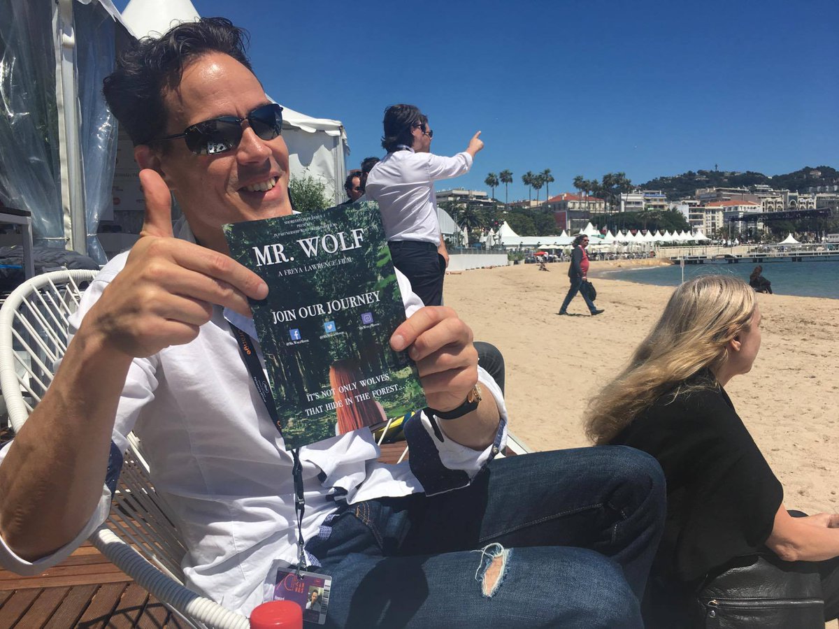 MrWolfMovie's tweet photo. #MrWolf says hello to @HowardJFord1 at @Festival_Cannes!  We hope you enjoy the festival and the weather!! https://t.co/GSIdX4gIAi