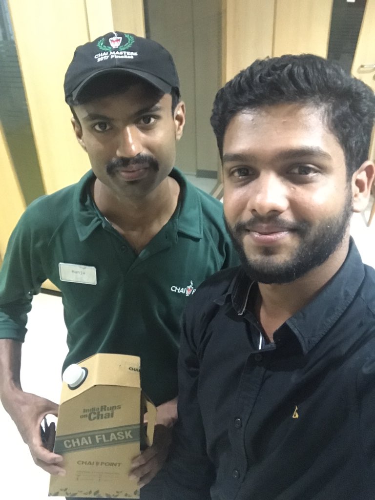 athmajith's tweet photo. @Chai_Point Manjunath - Amazing service and a very welcoming attitude. He is the Best. https://t.co/DKJEJSe2Lx