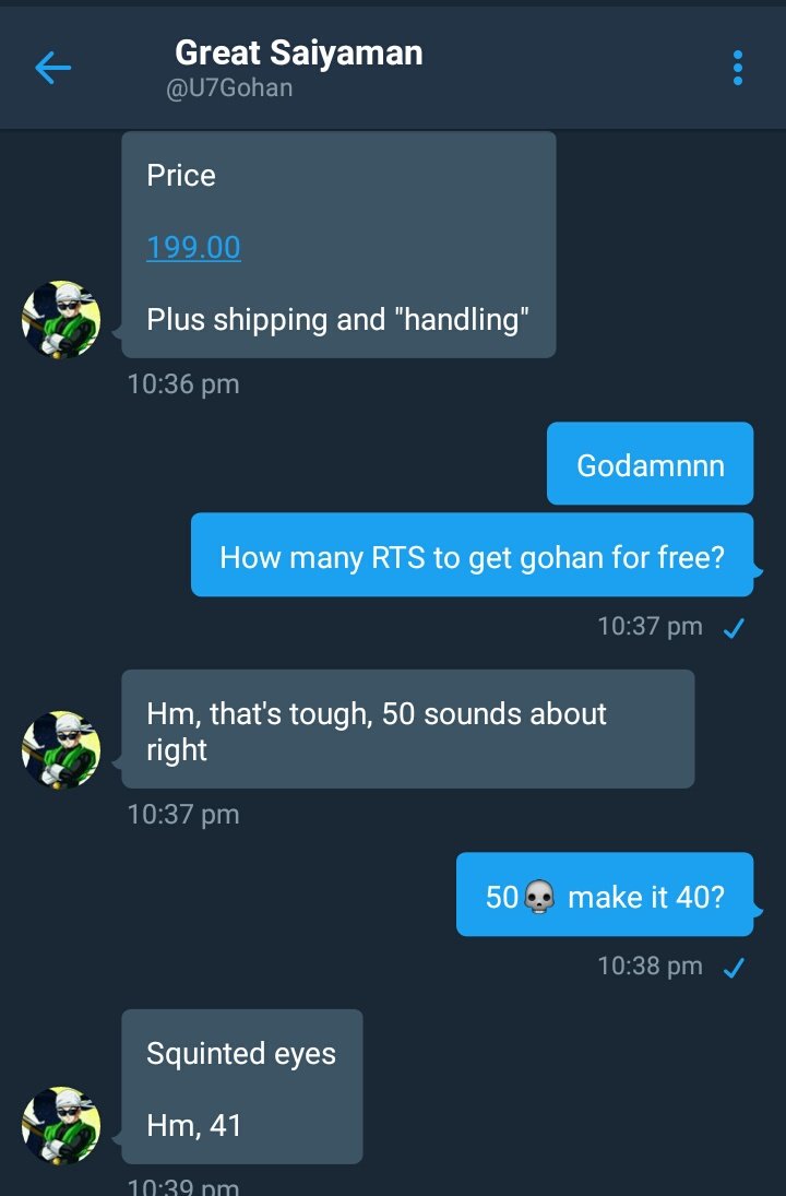 Guys please help me get a free gohan 💪😫