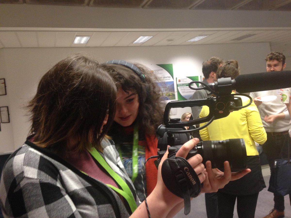 ireland's tweet photo. Teeny bit of conference filming! 🎥 https://t.co/FOsHh6qiv0