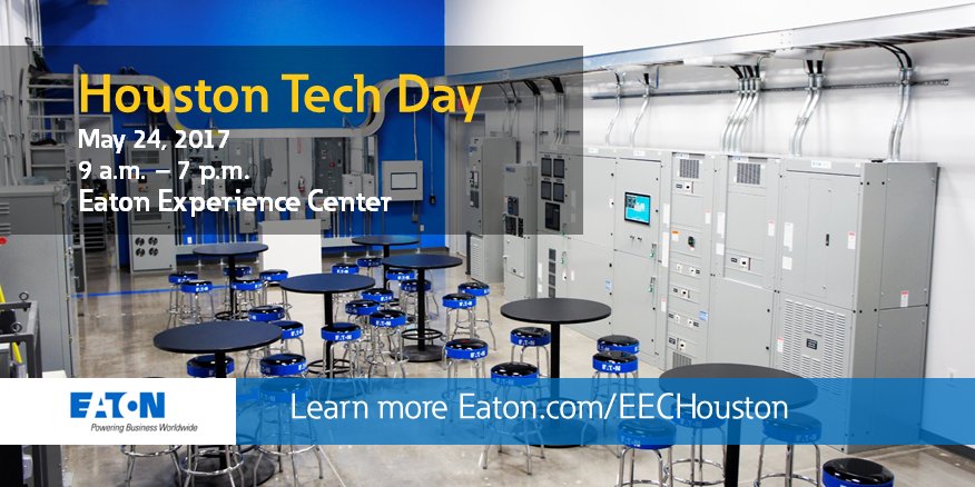 ETN_Electrical's tweet photo. Live demos during #HoustonTechDay will feature data center solutions, commercial lighting & more https://t.co/L456xMD1pK #HoustonEC https://t.co/1eyCjyLX03