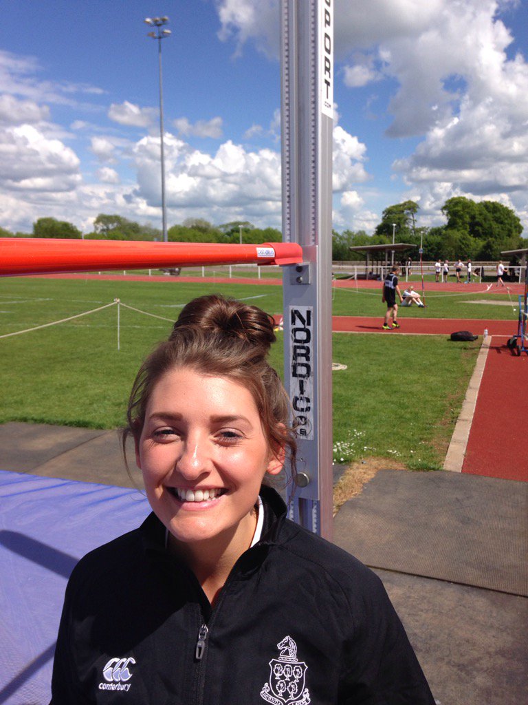 RobertBundock's tweet photo. High Jump intermediate attempt at Bath Championships. Wow https://t.co/5DjzRycPm8