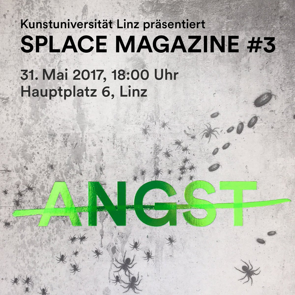 SplaceM's tweet photo. We count the days!  #savethedate #soon #new #release #digital #splace #magazine #kunstunilinz https://t.co/FVXYcmIYXU