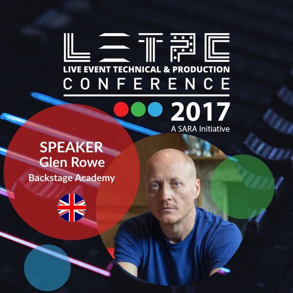 LETPCSA's tweet photo. #LETPC2017 @glenrowe from @BackstageAcad in the UK has offered annual bursaries to aspiring South African roadie in events industry https://t.co/yQzIgNNVtD