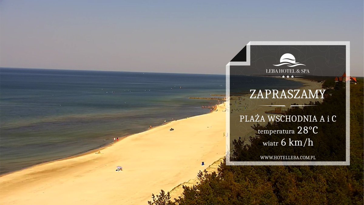 Hotel_Leba's tweet photo. W @MiastoLeba &amp; @LebaMiasto słońce praży jak na Saharze 🤗😉Polecamy  widok z kamery dzięki @WebCameraPl 😎🌞
https://t.co/K5GzexZ3nB https://t.co/LKuQRcEPXo