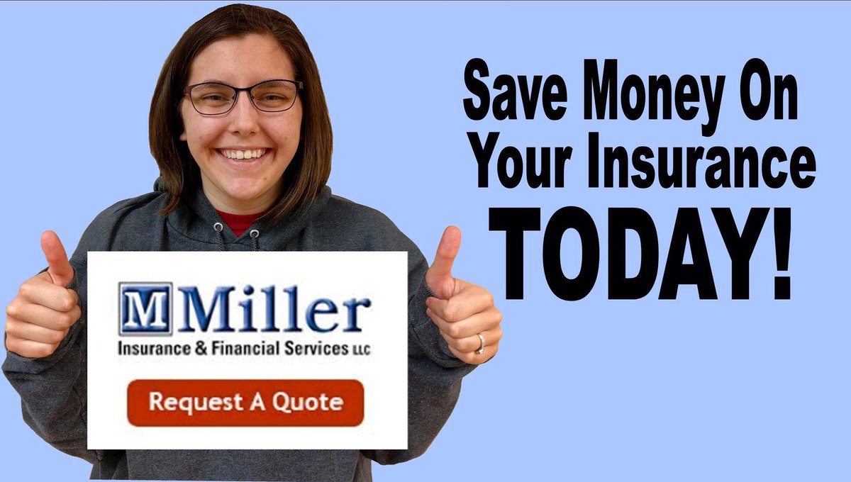 MillerInsure's tweet photo. Save Money On Your Auto, Home, Business And Life Insurance! #MillerInsurance #HappyCustomer #Save #Insurance #Auto #Home #Business #Life https://t.co/GIk2DAPr8I