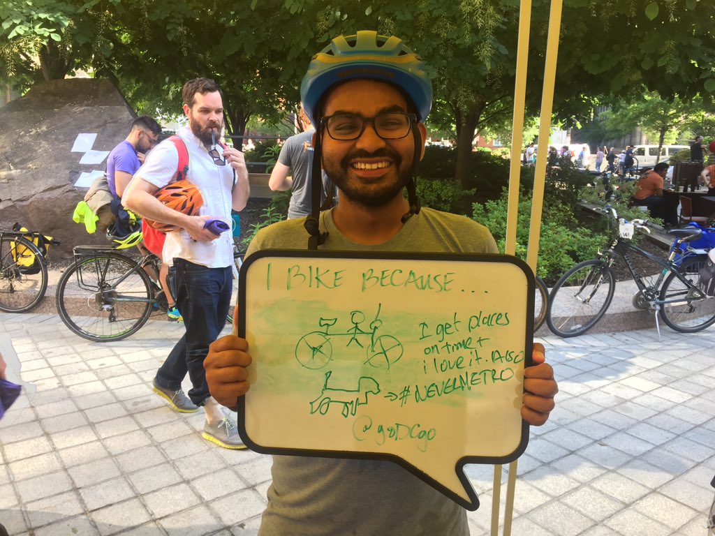 goDCgo's tweet photo. Go by bike to get places on time and love the journey. #BikeConfessions #BTWD2017 https://t.co/sGC1cdVjCk