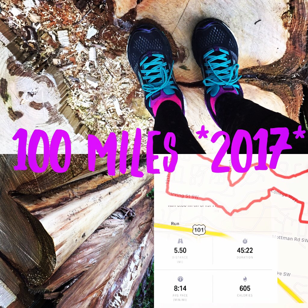 allegedly_andi's tweet photo. Hooray! Half way to my 2017 goal! After 5.5 miles this morning I hit 100 miles! Happy Friday! #sweatplaylive  #mevsme #sharpentheaxe https://t.co/cpQ0K8s3rR