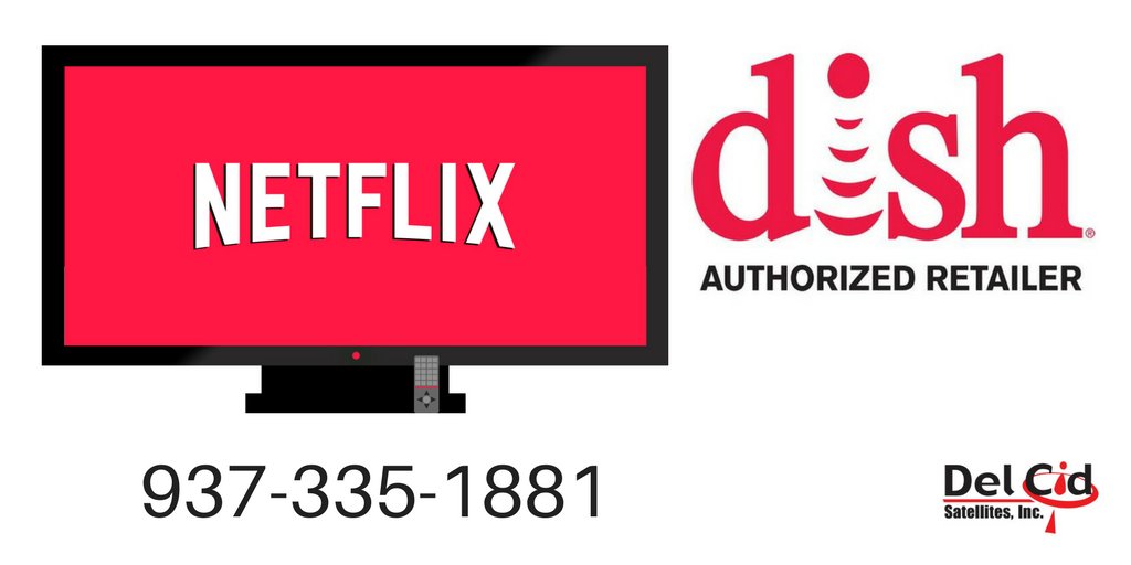 DelCidSat's tweet photo. Today is Netflix and chill day! Add #Netflix to your current #TVpackage by calling us NOW!
#Dish 937-335-1881 https://t.co/NyTCIjznan