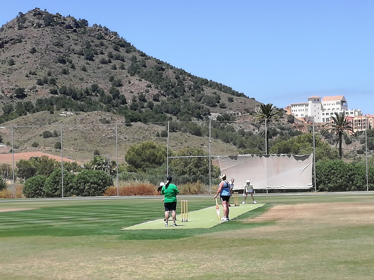 Great days cricket today #ladiestour #cricket