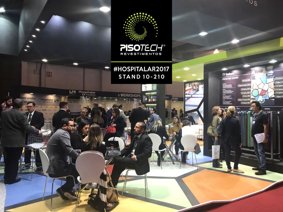 Pisotech's tweet photo. #Hospitalar2017 #Pisotech #PisoVinílico #Sucesso #Tarkett #TarkettBrasil #Carpetes #Acessórios https://t.co/fYz8pq2cLQ