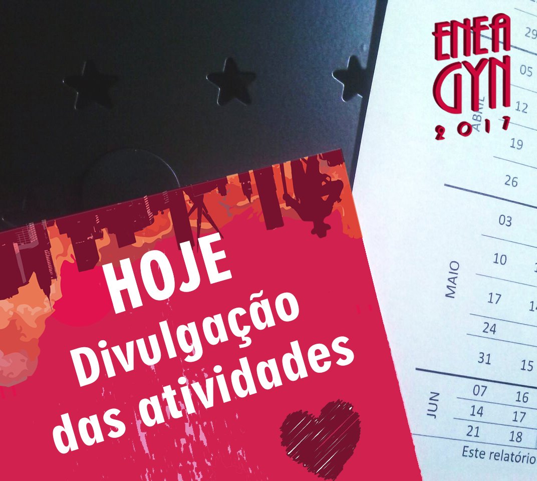 EneaGyn's tweet photo. Pra vc q quer ajudar a construir o @eneagyn e se inscreveu em alguma atividade, ta ansioso pra seleção? HOJE sai os selecionados ❤
#eneagyn https://t.co/AWIsPoBiqO