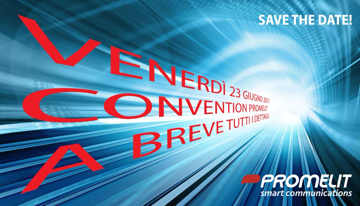 Promelit's tweet photo. Convention PROMELIT 2017: Venerdì 23 Giugno! SAVE THE DATE! A breve tutti i dettagli..
#Promelit #ConventionPromelit #23Giugno #SaveTheDate https://t.co/8ZYPgYkT8v