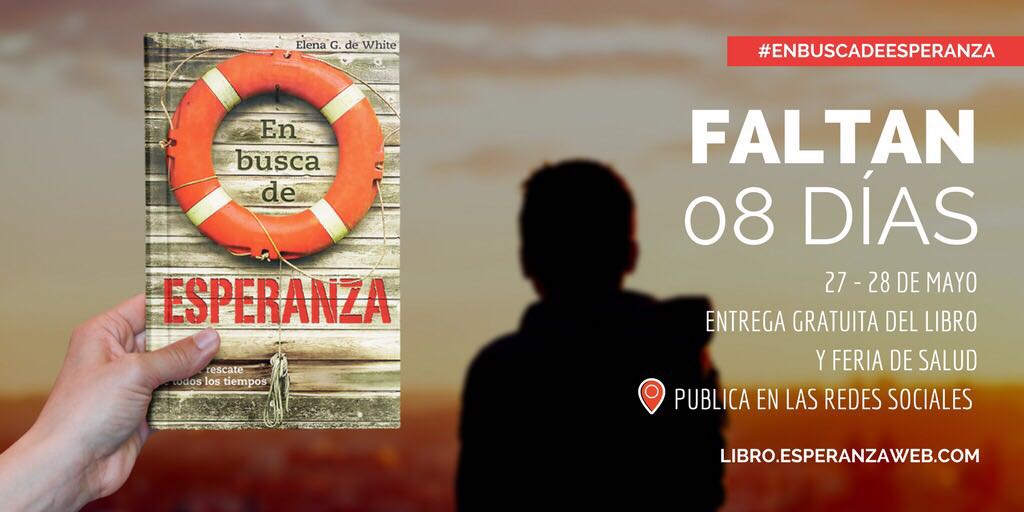 Participe, distribuya Esperanza 27 de Mayo Iluminamos Ecuador #EnBuscaDeEsperanza #VivaConEsperanza <a href="/adventistasEC/">Adventistas Ecuador</a> <a href="/prgiovanny/">giovanny</a>