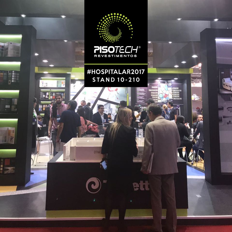 Pisotech's tweet photo. #Hospitalar2017 #Pisotech #PisoVinílico #Sucesso #Tarkett #TarkettBrasil #Carpetes #Acessórios https://t.co/e6GZbqS5Mn