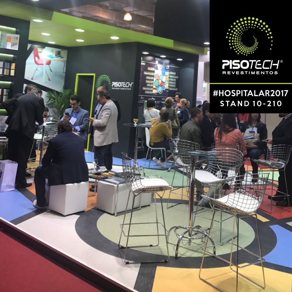 Pisotech's tweet photo. #Hospitalar2017 #Pisotech #PisoVinílico #Sucesso #Tarkett #TarkettBrasil #Carpetes #Acessórios https://t.co/e6GZbqS5Mn