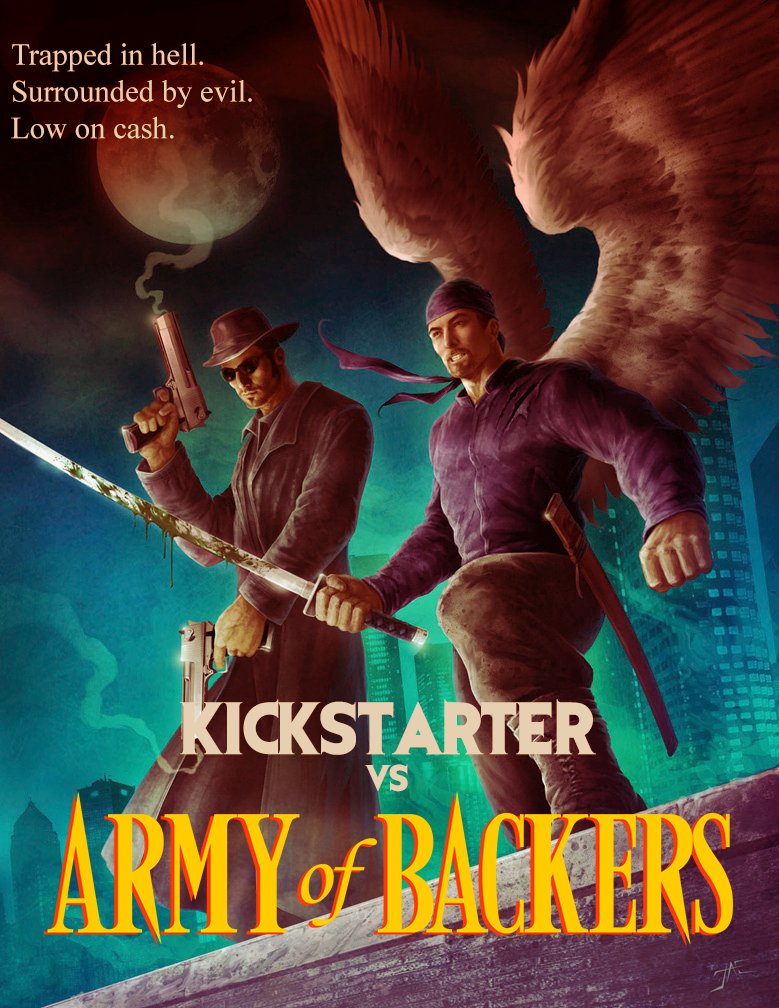 deadgentlemen's tweet photo. It's THE FINAL COUNTDOWN! Less than $4800 to go! Help us bring Demon Hunters back to life! #DHSOL @Kickstarter  https://t.co/7OyZ0lZZk6 https://t.co/ETMrhRLZnT