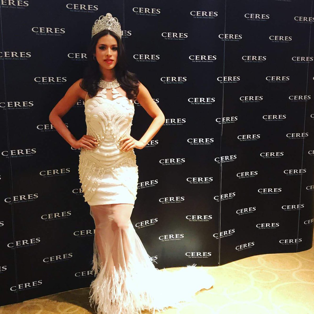 TeamMissMY's tweet photo. @MissUniverseMY Samantha Katie at Ceres Jewels x Navneet Goenka x Rizman Ruzaini show. #missuniverse #malaysia #missuniversemalaysia https://t.co/C0Z68leQhO