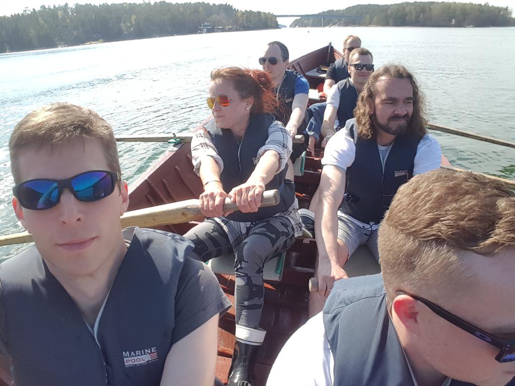 MathiasHjelt's tweet photo. @BilotOy enjoying  Spring Trip a.k.a The Kevätretki in the archipelago. Summer rocks! https://t.co/M36P9o2XF8