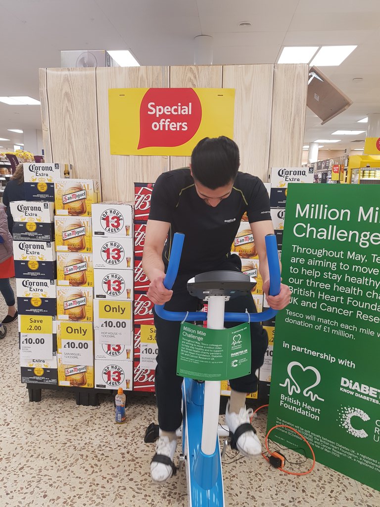 Saffi starting off the grocery team challenge for million miles 30min how far can he go <a href="/ctcarter1882/">Chris Carter</a> @Bubblehead72 <a href="/JudithFrankland/">Judith Frankland</a>