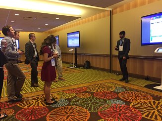 mgh_ita's tweet photo. Our own @namyaila at #SAEM2017  discussing the results of a simulation model comparing options for patients with intermediate-risk PE https://t.co/orz2Dpao7p