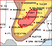 PrecisionWeathr's tweet photo. ANOTHER TOUGH 24 HRS ahead TX/OK (Tornadoes, severe storms). DFW, Abilene, Garland Under-The-Gun. @precisionweathr keeping clients on alert. https://t.co/PegIyazKNW